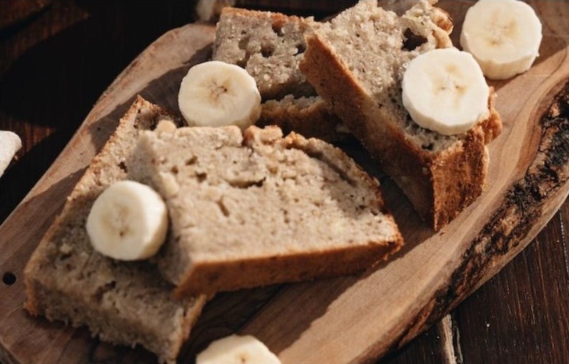 Brown banana bread