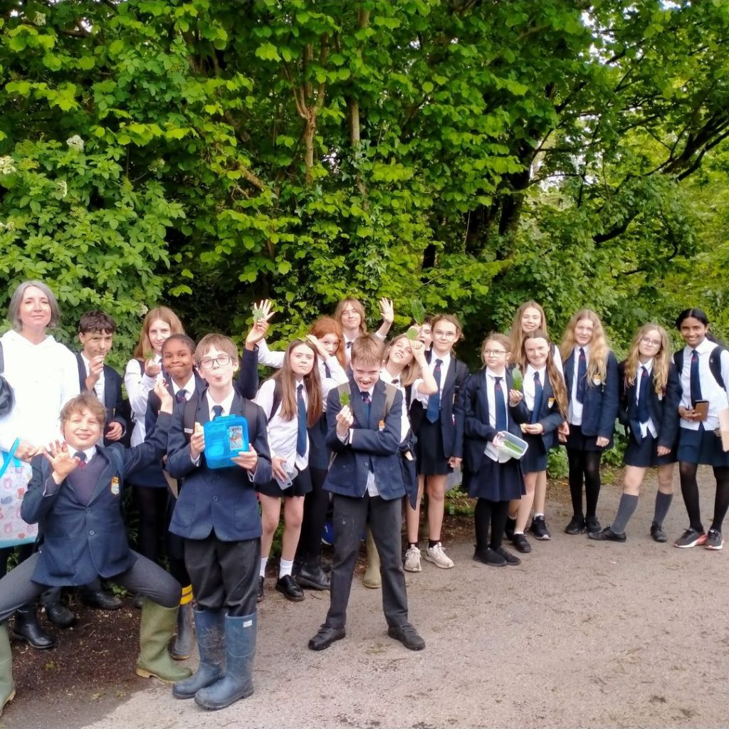 Woodroffe School hedgerow surveying, May 2024
