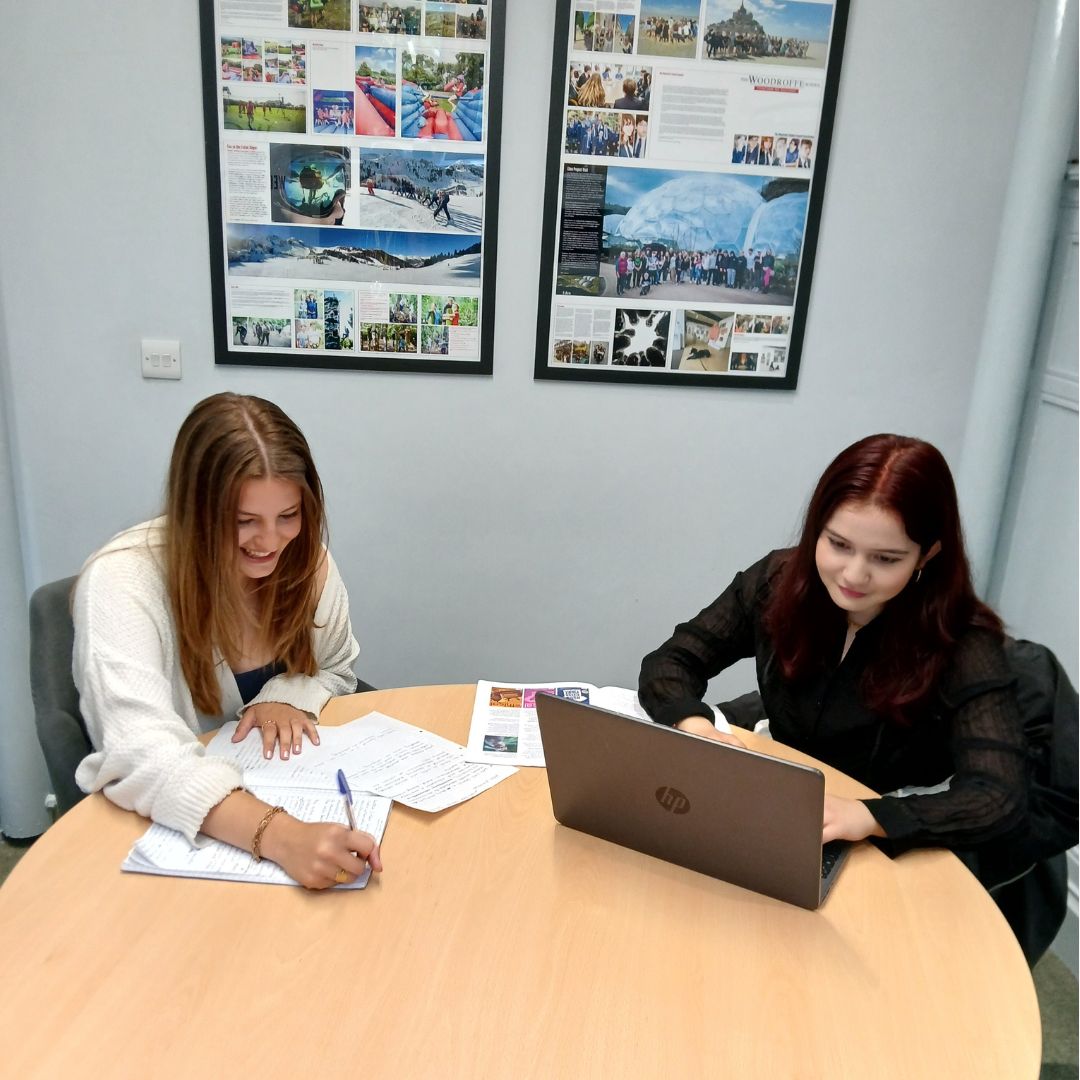 Little Green Change work experience placements with students from The Woodroffe School in Dorset.