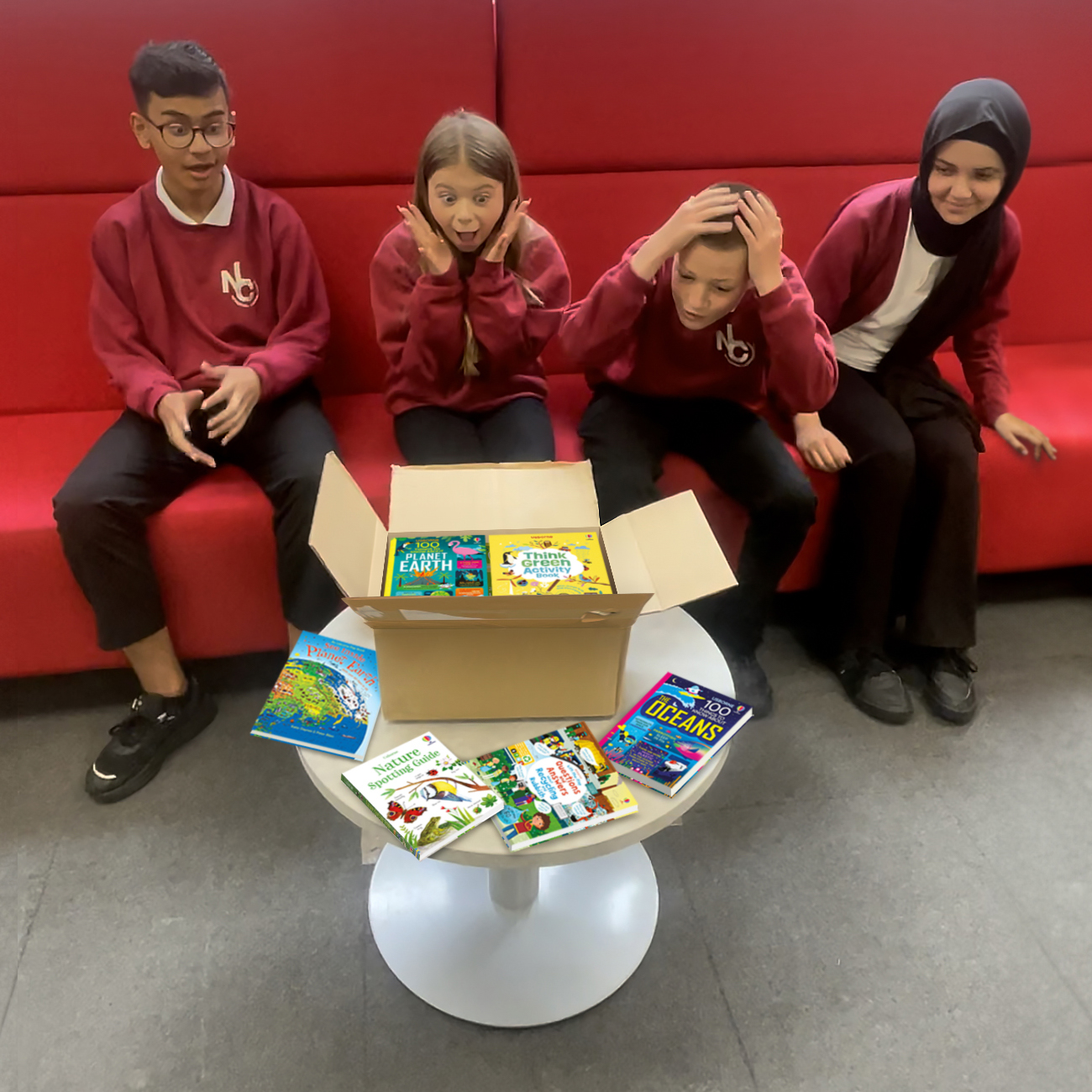 Little Green Change's Summer 2024 eco book bundle winner, sponsored by Usborne Publishing.