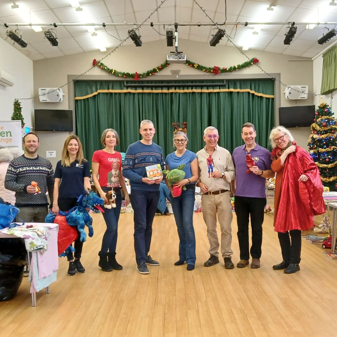 Little Green Change's Children's Christmas Give and Take event, volunteers, November 2024