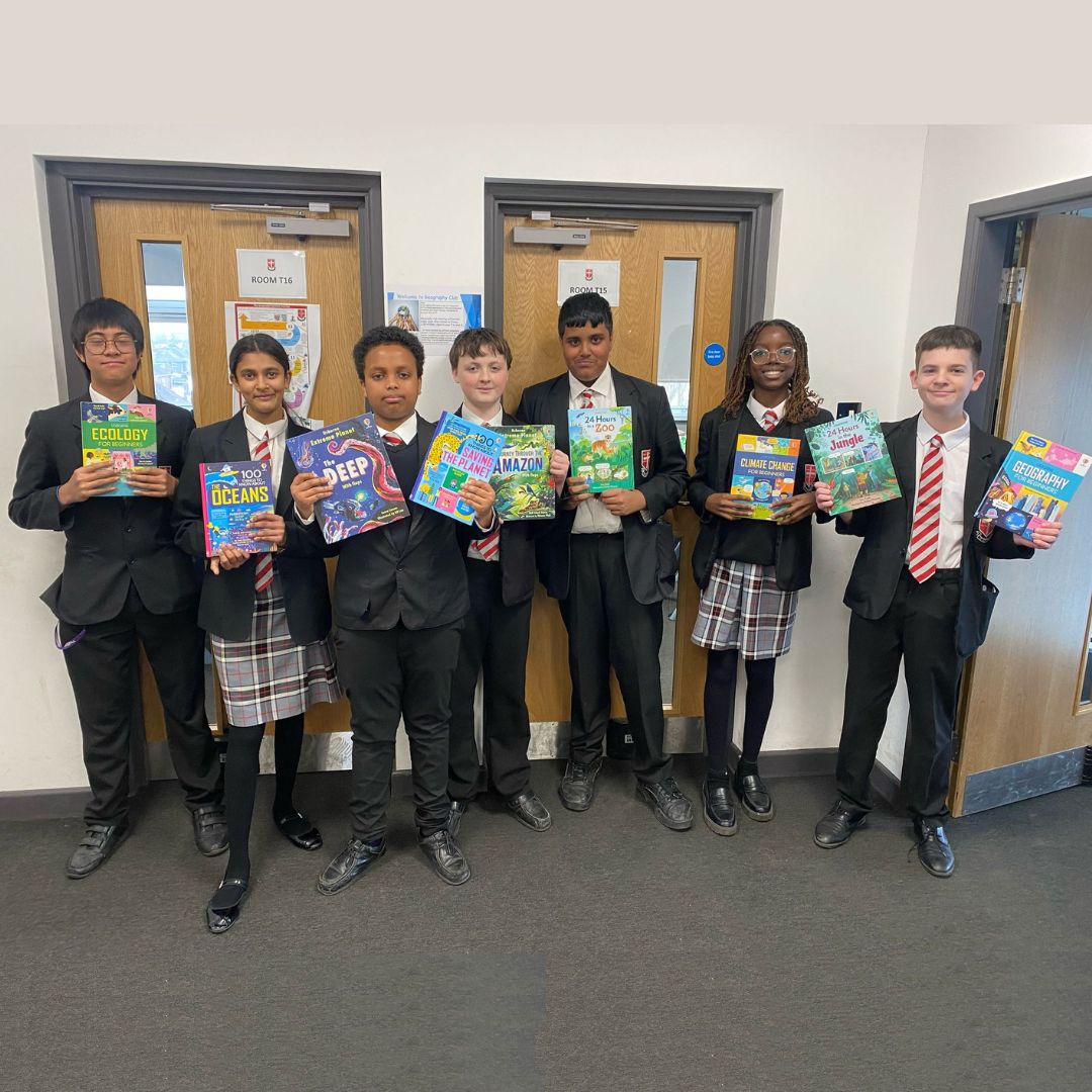 Our Spring 2025 book bundle winner, St Joseph's Catholic High School in Berkshire.