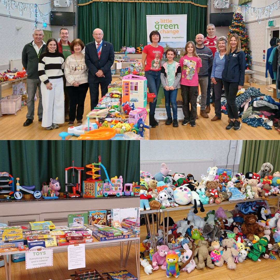 Little Green Change's 2025 Children's Christmas Give and Take event in Lyme Regis